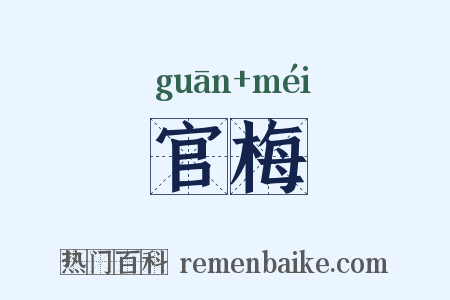官梅是什么意思的图片